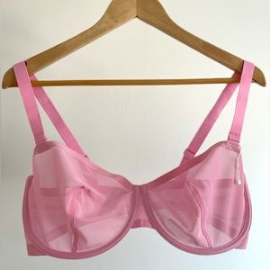 CUUP pink balconette bra
